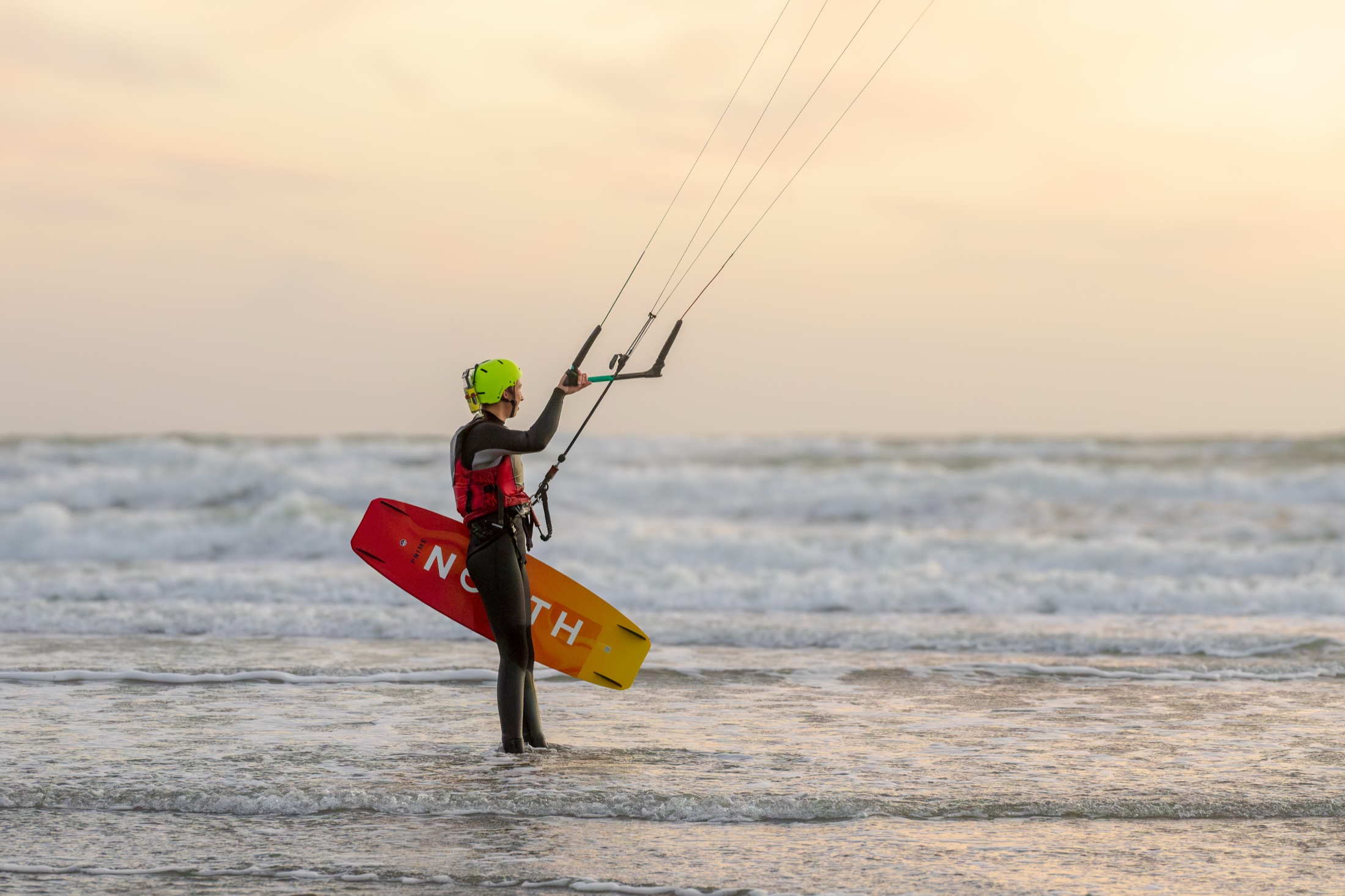Kitesurf à Wimereux, Côte d&rsquo;Opale